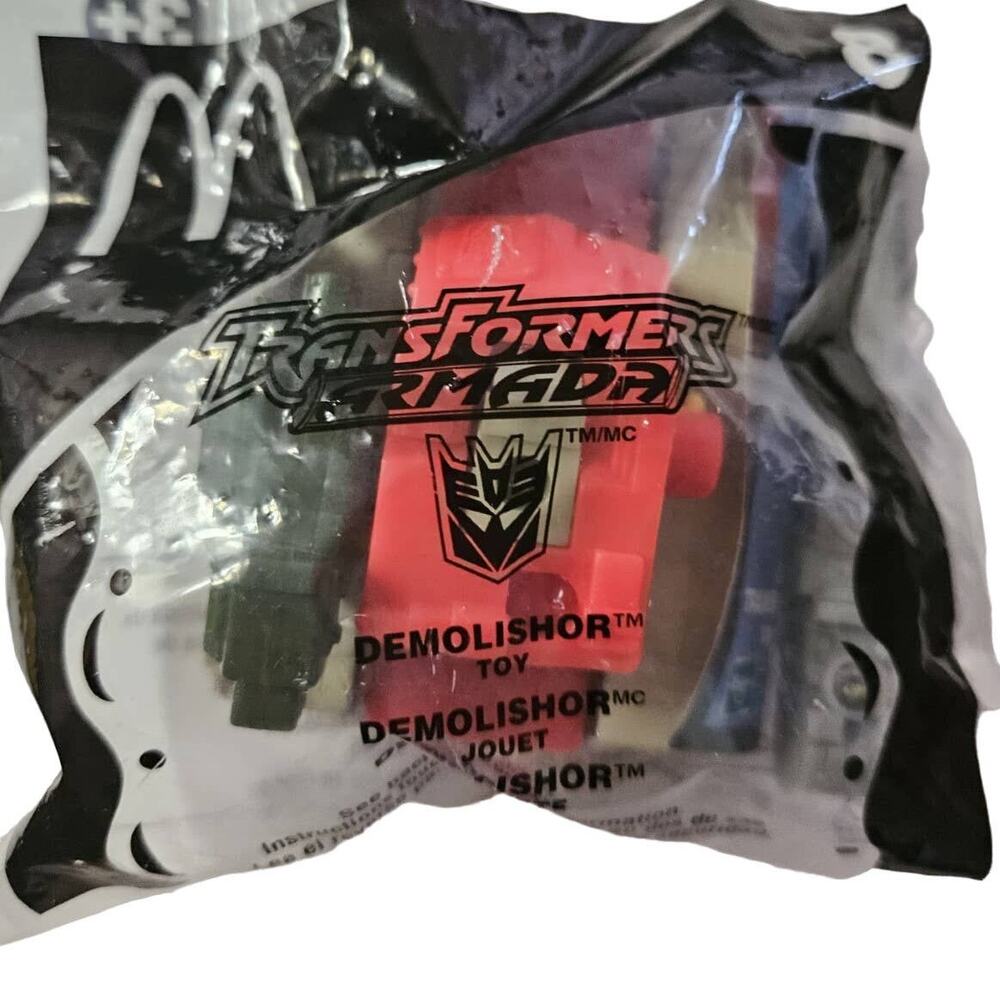 2002 McDonalds Transformers Demolishor Toy New In Package
